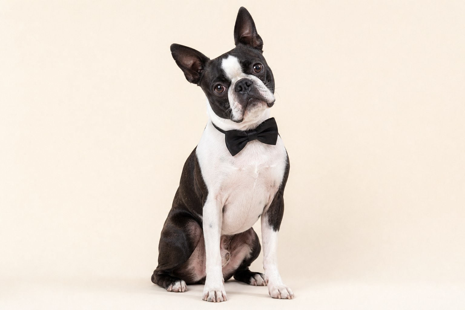 Nicknamed «the American Gentleman» for its natural black-and-white tuxedo. All that's missing is the bow tie.