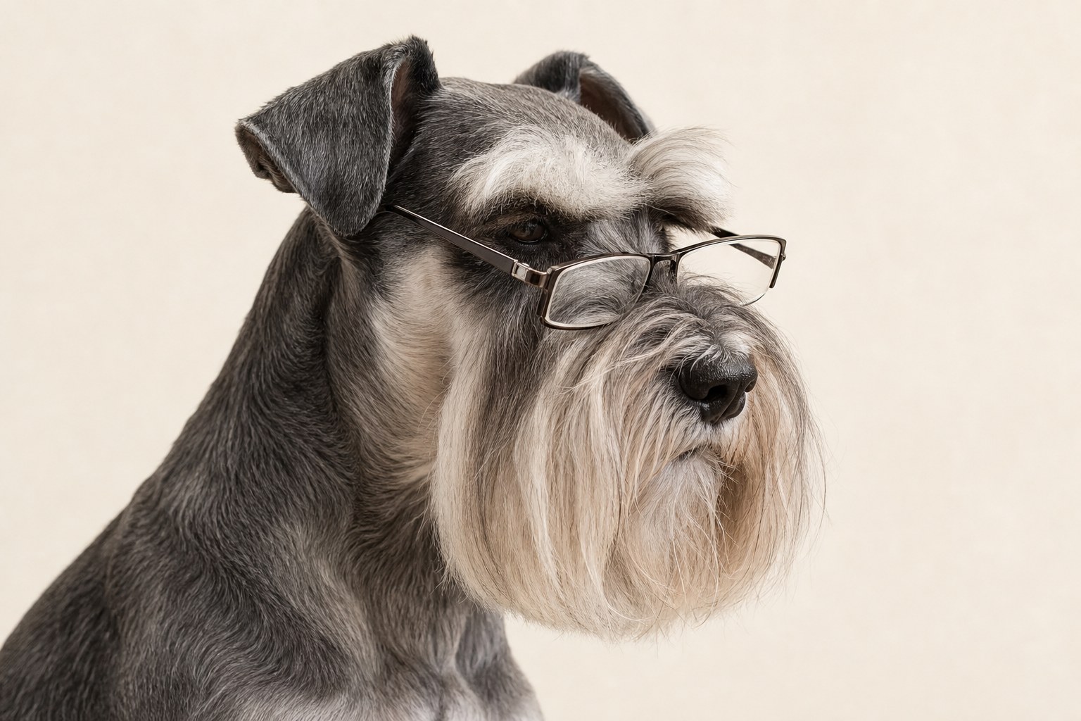 The bushy beard and eyebrows give them a serious gentleman look… though inside they're pure mischief.